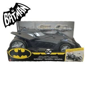 BATMAN MISSION MISSILE LAUNCHER BATMOBILE VEHICLE DC COMIC MATTEL GOTHAM ICONIC